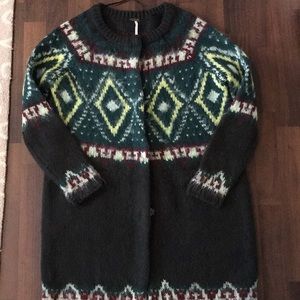 Free People sweater coat